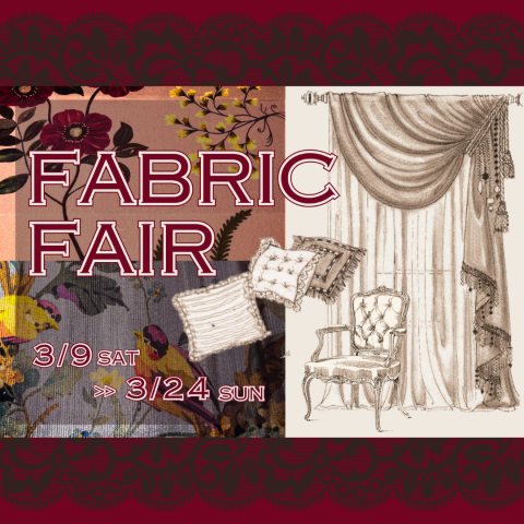 天神店 3月イベント✧ Fabric Fair ✧